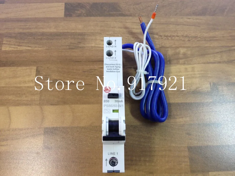 

[ZOB] Imported WYLEX PSBS50-B/1 leakage protector compact leakage protection switch 1P50A 30MA --5pcs/lot