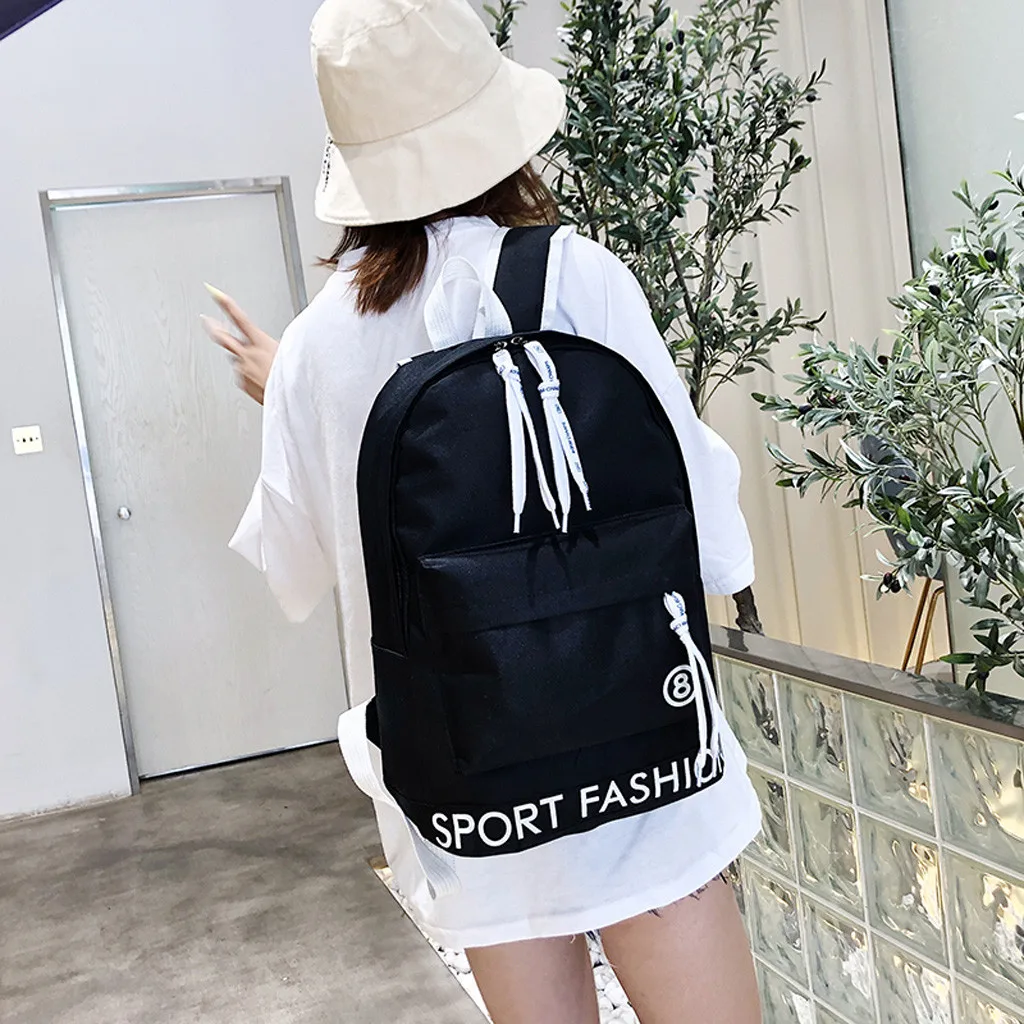 Aelicy Women Canvas Backpacks Ladies Shoulder School Bag Backpack For Girls Travel Fashion Bag Bolsas Mochilas Sac A Dos