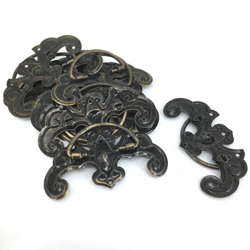 

30PCS 64*33MM Antique Cabinet Drawer Handles Bat Pulls Bronze Iron Furniture Hardware Cabinet Cupboard Closet Knobs