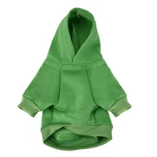 Модная футболка для собак хлопковая одежда с капюшоном для собак осень/зима для щенка собаки хипидога зеленый Йоркширский терьер Лидер продаж Прямая