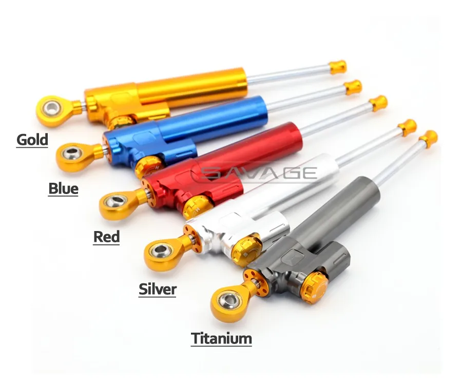 

For YAMAHA YZFR1 YZF-R1 2007 08 09 10 11 12 13 2014 Motorcycle Steering Damper Stabilizer Adjustable Linear with Bracket Kit