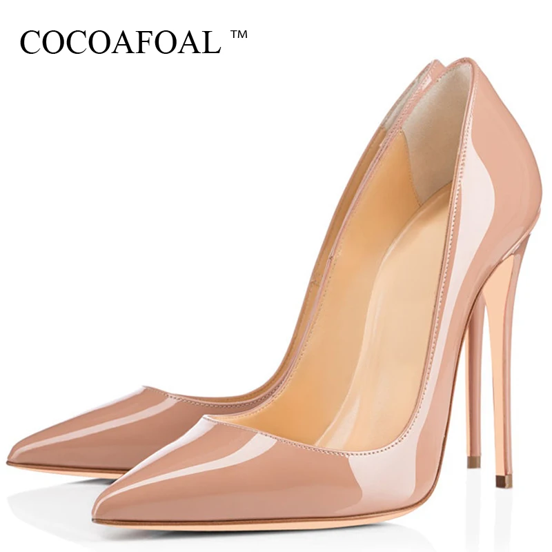 

COCOAFOAL Sexy Woman High Heels Shoes Wedding Bridal Heel Shoes Women's Party Plus Size Pointed Toe Pumps Party Stiletto
