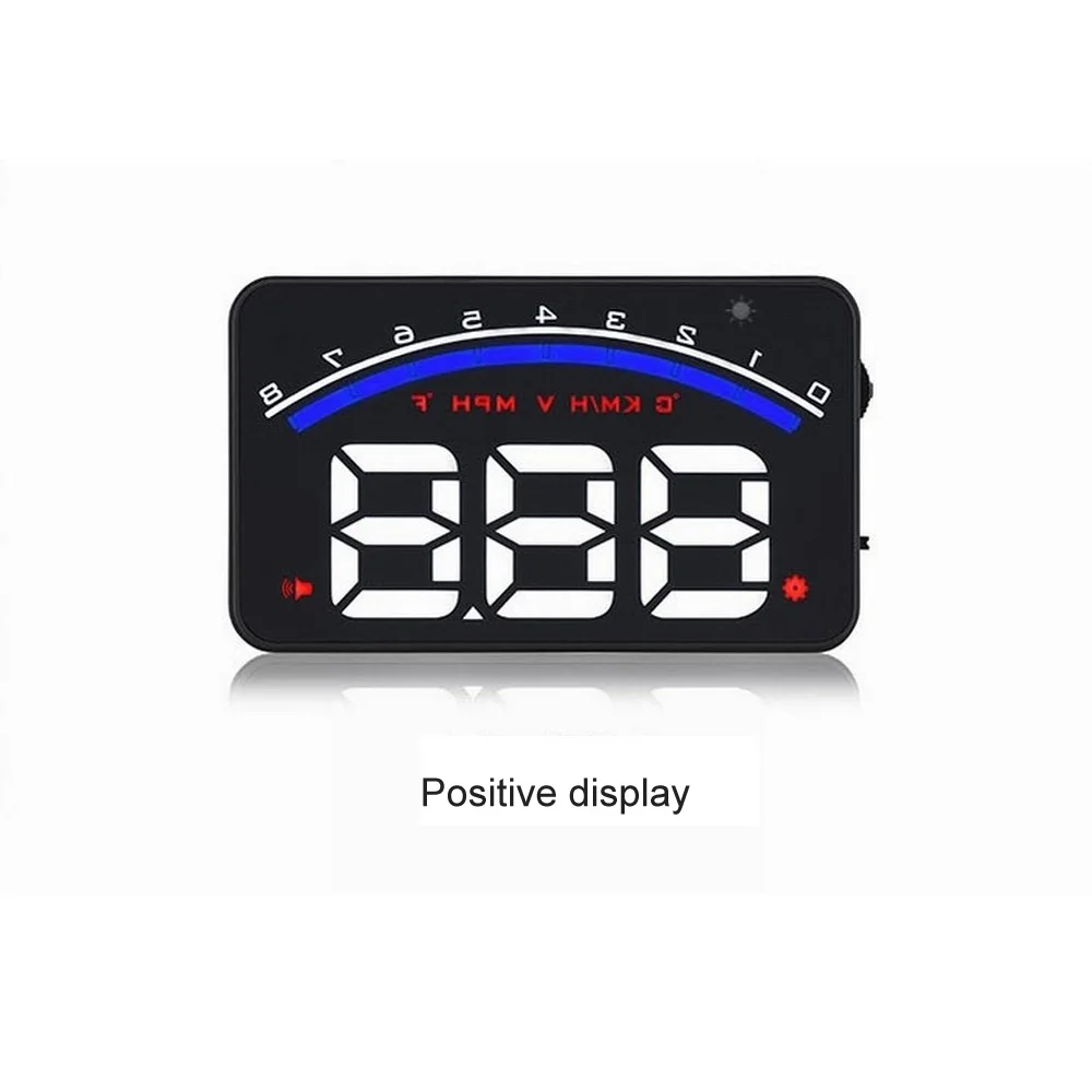 Автомобильный дисплей на лобовое стекло M6 OBD проектор Спидометр превышение скорости автомобиля сигнализация автомобиля Hud Дисплей на лобовое стекло