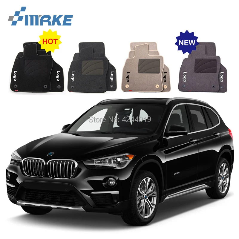 For BMW X1 Car Floor Mats Front Rear Carpet Complete Set Liner All