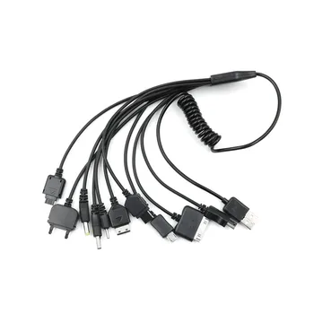 

Multi 10 in 1 Universal Multi-Function Cell Phone Game USB Mobile Charging Cable Charger Cellphone Charger