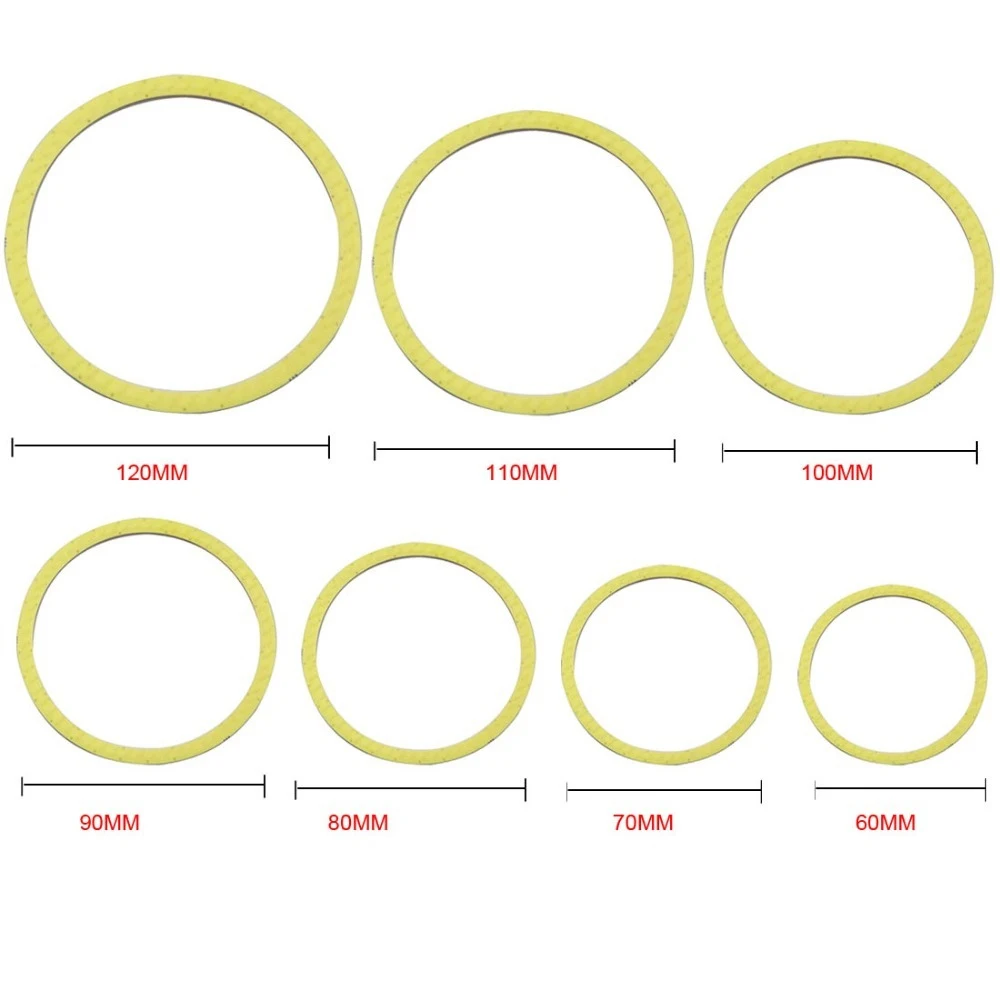  White 120mm Car Angel Eye COB Light Circle Ring Headlight Lamp Car Led Lights COB Angel Eyes Ring Lighting 12V.04