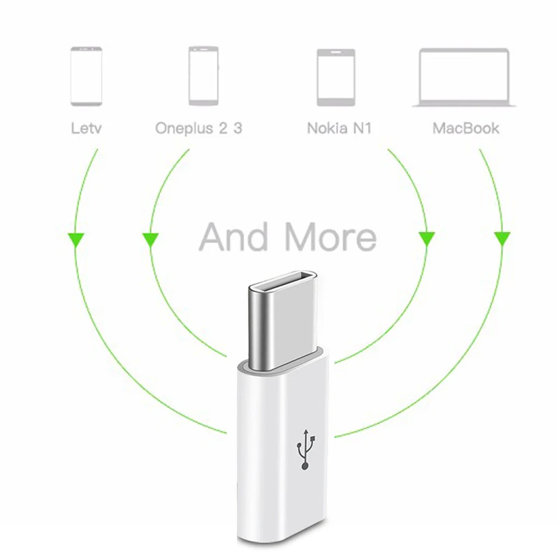 Кабель USB Type C адаптер usb c для xiaomi mi5 mi4c samsung galaxys7 Macbook nexus x5|convertor| |