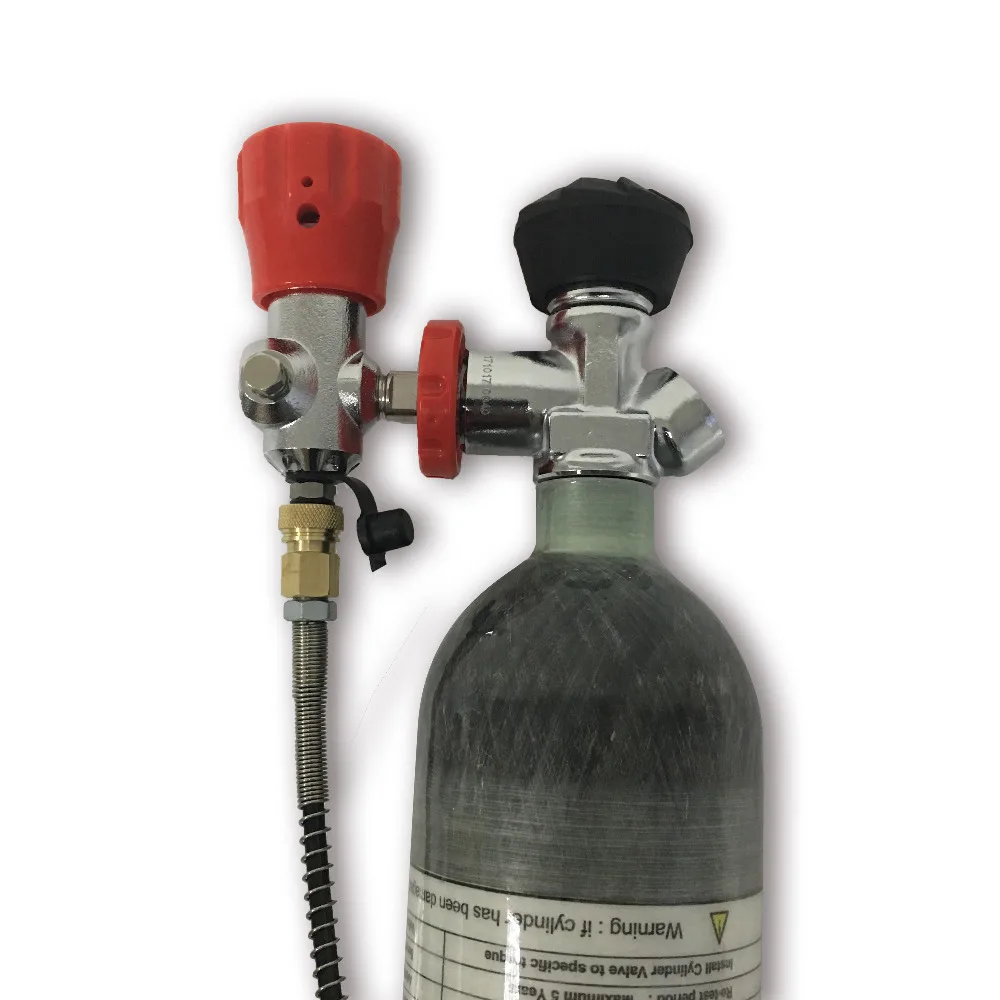 AC102301 Mini 2L 300BAR Composite Carbon Fiber HP Gas Paintball Pcp Airsofts Tank Scuba Diving Tank Air Compressed Gun Acecare