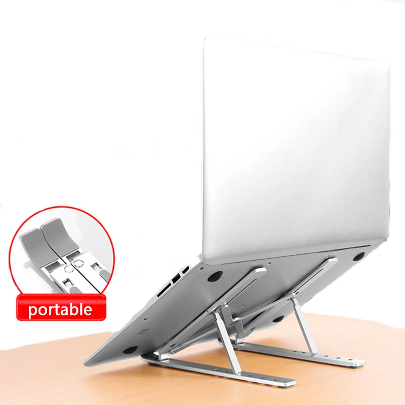 Foldable Portable Suspended Heat Dissipation Bracket N \ A Laptop Stand Ergonomic Desktop Heightening Silicone Non-Slip Bracket Foldable Portable Suspended Heat Dissipation Bracket N \ A Laptop Stand Ergonomic Desktop Heightening Silicone Non-Slip Bracket