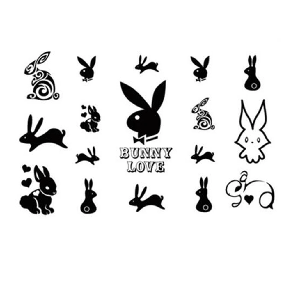 popular bunny tattoo buy cheap bunny tattoo lots from popular bunny tattoo buy cheap bunny tattoo lots from