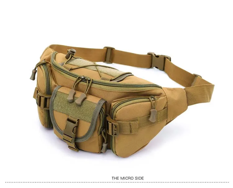 Тактическая Водонепроницаемая поясная сумка Пешие прогулки рыбалка охота военный рюкзак сумка для фонарика патронташ сумка мужской кошелек милатари
