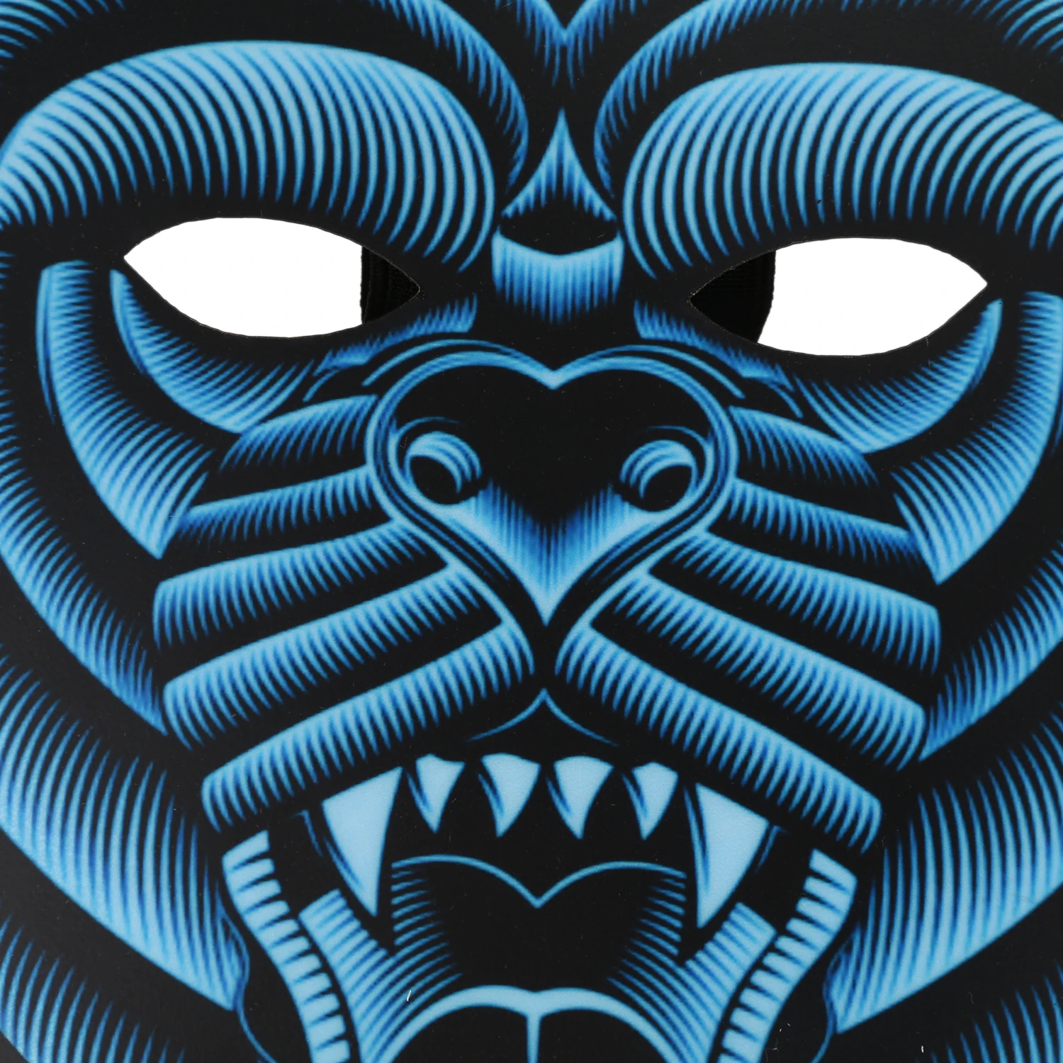 

New design Sound Activated Halloween EL Mask,Halloween Party Mask The Sound Reactive Led Mask(tiger)