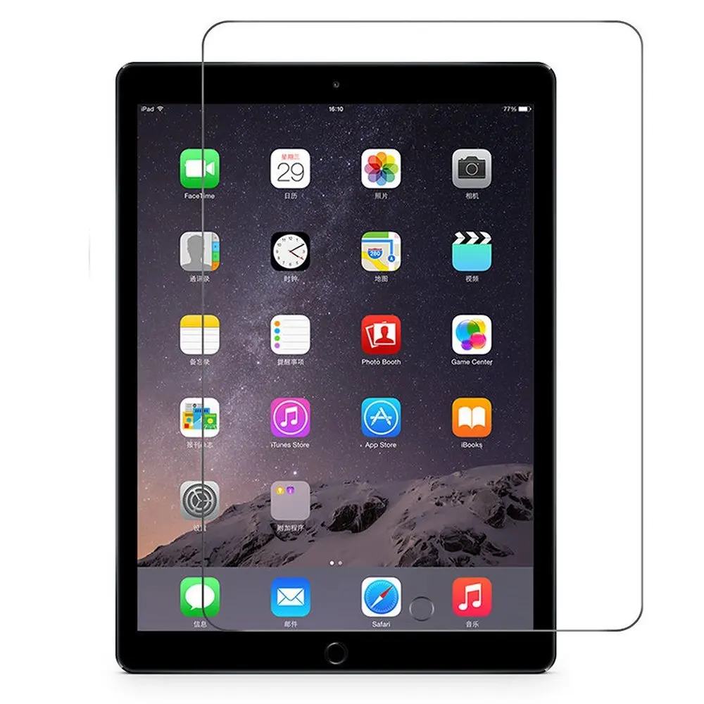 

Tempered Glass For Apple iPad Air 2 Screen Protector For iPad 5 6 Air 1 Pro 9.7 2017 2018 New Protective Galss Film A1566 A1567