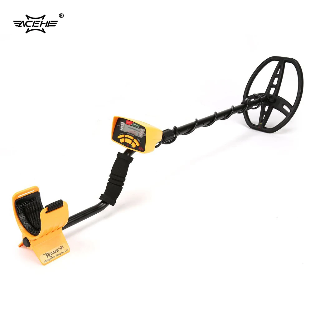 

ACEHE LCD Display Underground Metal Detector MD6350 Professional Handheld Treasure Hunter Gold Digger Finder With Headphone New