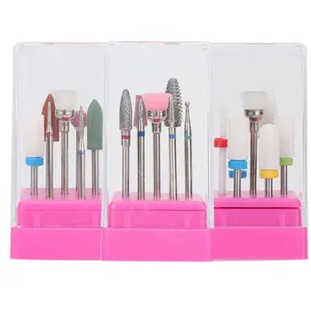 

7pcs Professional Nail Drill Bits Set Nail Polishing Manicure Pedicure Machine Accessory a