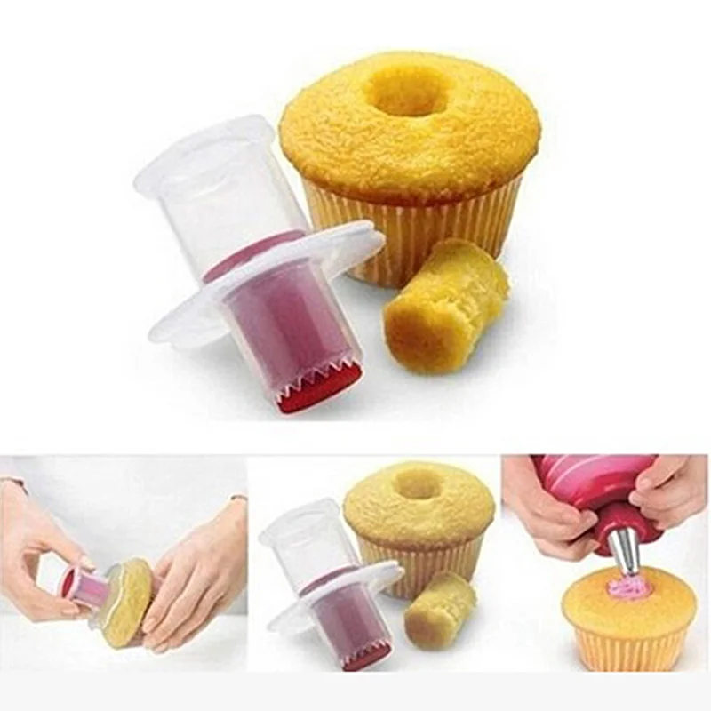 

2pcs Cake Tools Cupcake Corer Muffin Cake Hole Digger DIY Cake Cored Device Muffin Cup Cake Decoration Tool Pastry Accessories