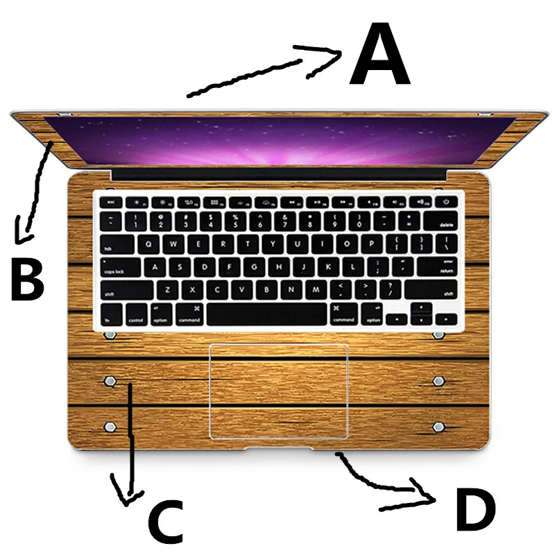 Wooden-Paint-Laptop-Decal-Sticker-Skin-For-MacBook-Air-Pro-Retina-11-12-13-15-Vinyl
