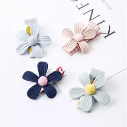 4 piece set baby hairpin solid color flower children cute hair clip headwear fashion baby hair accessories girl hair clip 4 piece set baby hairpin solid color flower children cute hair clip headwear fashion baby hair accessories girl hair clip