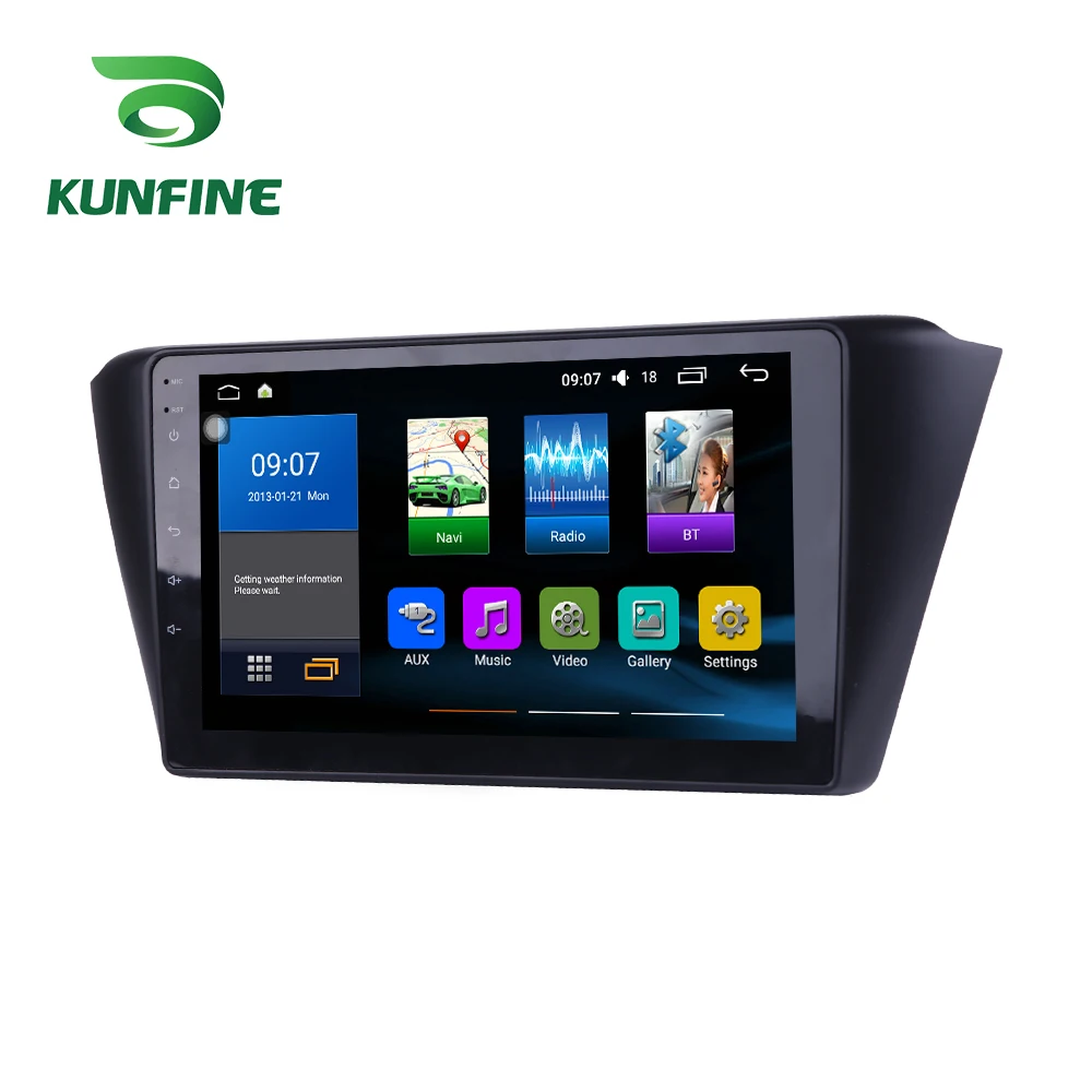 Восьмиядерный 1024*600 Android 8 1 автомобильный DVD gps навигатор плеер Deckless стерео для Skoda