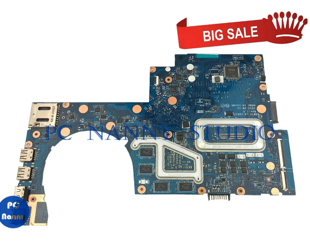 wonderful  PCNANNY FOR HP ENVY 17t-n100 17t-n laptop motherboard ASW72 LA-C991P SR2FQ i7-6700HQ 950M tested