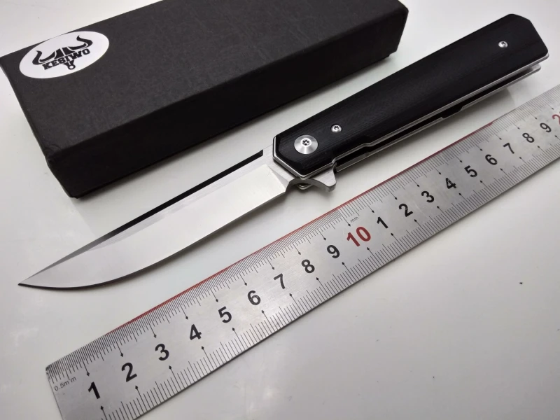 flipper folding knife camping survival pocket knives 9cr18mov blade G10 handle sharp Ball Bearing tactical hunting new EDC tools