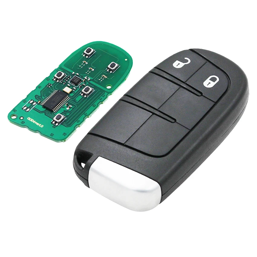 2 кнопки умный дистанционный брелок 433 МГц с чипом 7953A Для Dodge Durango для Chrysler для Jeep uncut FCC ID: M3N40821302