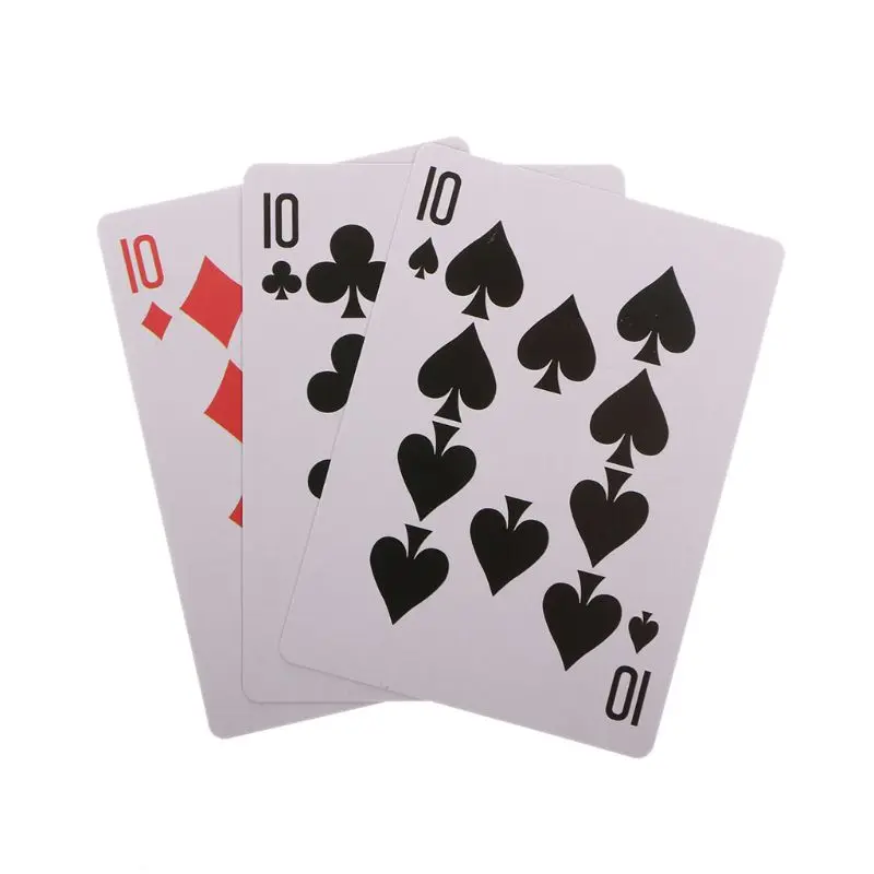 

4 Cards 10 To A Transformer Magic Tricks Magic Props Close Up Magic Toy Kids Toy