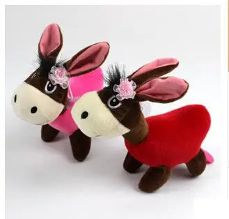 

1 pcs Cute donkey plush toys, baby Christmas gifts for children