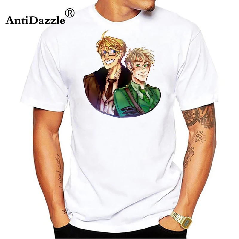 

2018 Men's Hetalia T-Shirt Summer Short Sleeve Style Adults T Shirt Hetalia Man Plus Size Tees