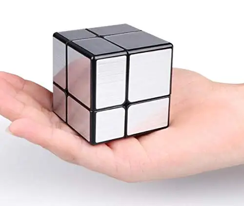 Набор CuberSpeed Qiyi 2x2 зеркальный черный корпус с серебряным и Mofangge 3x3 зеркальные блоки