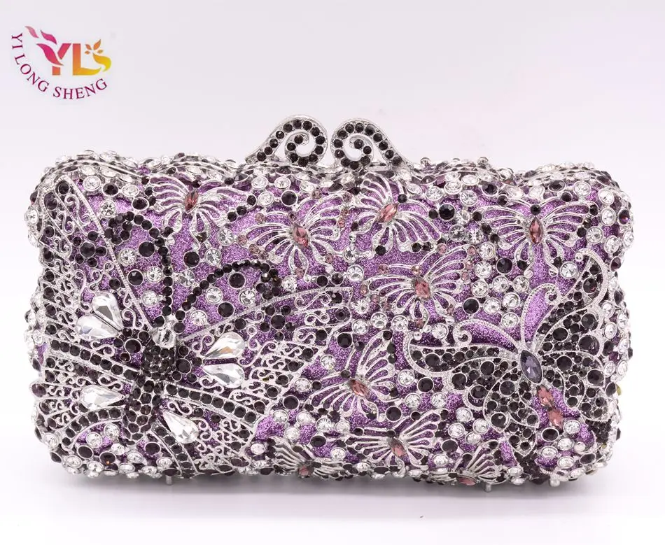 

Women evening party bag diamonds elegant crystal clutch luxury bridal wedding party wallet purse handbag flower crystal purses