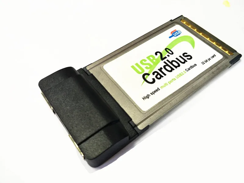 2 порта USB 2,0 концентратор Cardbus PCMCIA карта адаптер 32 бит ноутбук компьютер
