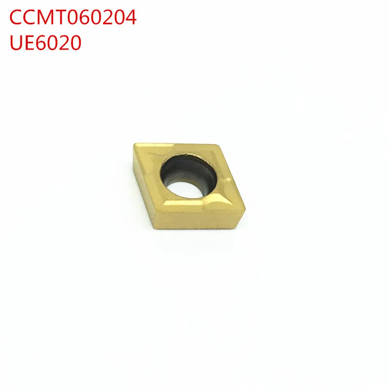 

10PCS CCMT060204 CCMT21.51 UE6020 External Turning Tools Carbide insert Lathe cutter Tool Tokarnyy turning insert