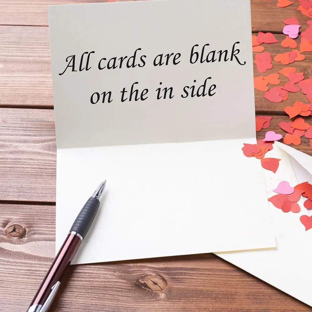  HOT 48PCS Thank You Greeting Card Leaves Thanks Card Thanksgiving Card With Envelopes Wedding Invit - 32909830327