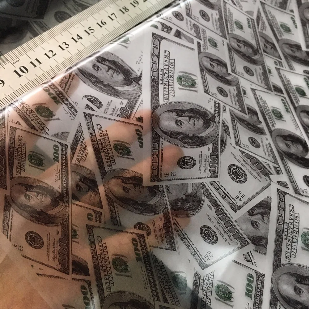 

HFJ0257 50cm wide US Dollar Water Transfer Printing Film Aqua Print Films Motorcycle/car Hydrographic Film