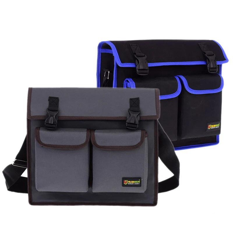 

Multifunctional Single Shoulder Thickening Hardware Kit Canvas Bag Portable Oxford Cloth Electrician Tool Bag