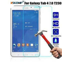 XSKEMP 9 H Настоящее Закаленное стекло для Samsung Galaxy Tab 4 7,0 T230 T231 T235 Анти-взрыв ультра тонкий планшет защитная пленка