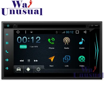 

6.2" Android 6.0 Car DVD Player for Universal GPS Navigation with Wifi BT DVR Mirrorlink Quad Core 16G TV 3G 800*480 Free Maps