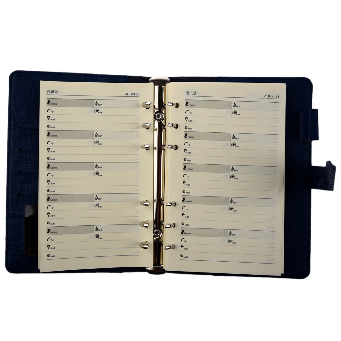 Модный карманный органайзер планировщик кожаный персональный дневник-органайзер для ноутбука синий