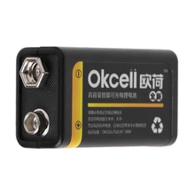 9V 800mAh Micro USB Rechargeable Lipo Battery for Multimeter Microphone Remote   9V 800mAh Micro USB Rechargeable Lipo Battery for Multimeter Microphone Remote