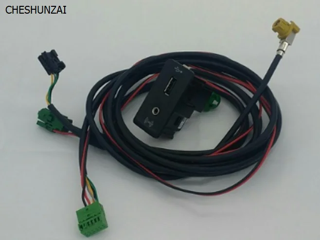 CHESHUNZAI для гольфа 7 MK7 CARPLAY USB AUX CarPlay MDI USB AMI установочный Разъем Жгут 5QD035762E 5G0035222E 5G0 035 222