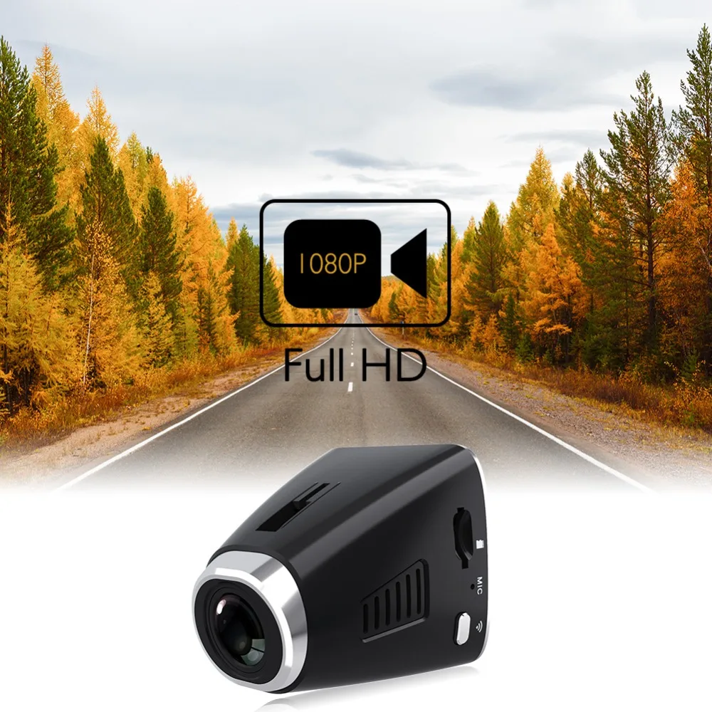 AKASO Автомобильный видеорегистратор V1 HD WiFi для автомобилей с приложением GPS 16 Гб