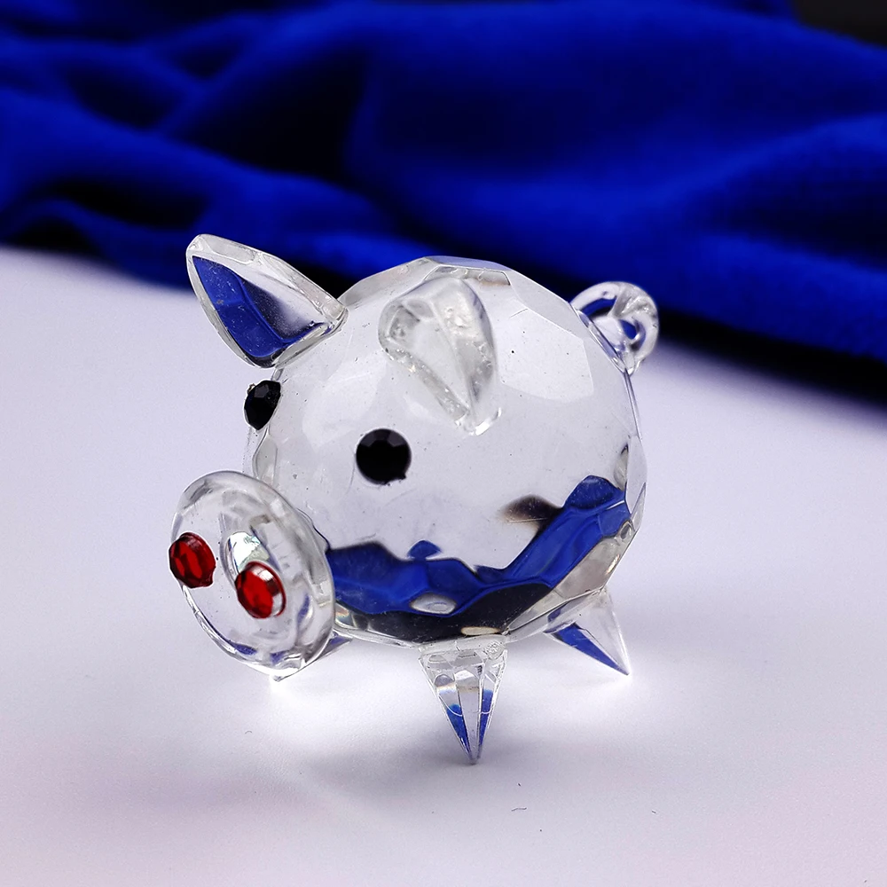 30PCS/LOT Mini Cute Crystal Pig Art Glass Figurines Glass Pig Sculpture Home Decoration 30PCS/LOT Mini Cute Crystal Pig Art Glass Figurines Glass Pig Sculpture Home Decoration
