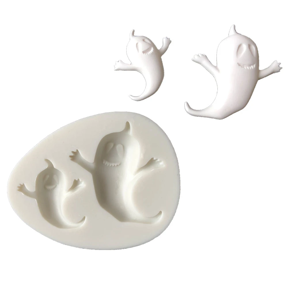 

Halloween Ghost Chocolate Silicone Mold Fondant Cake Candy Molds Cookies Pastry Biscuits Mould Cake Decoration Tools Baking