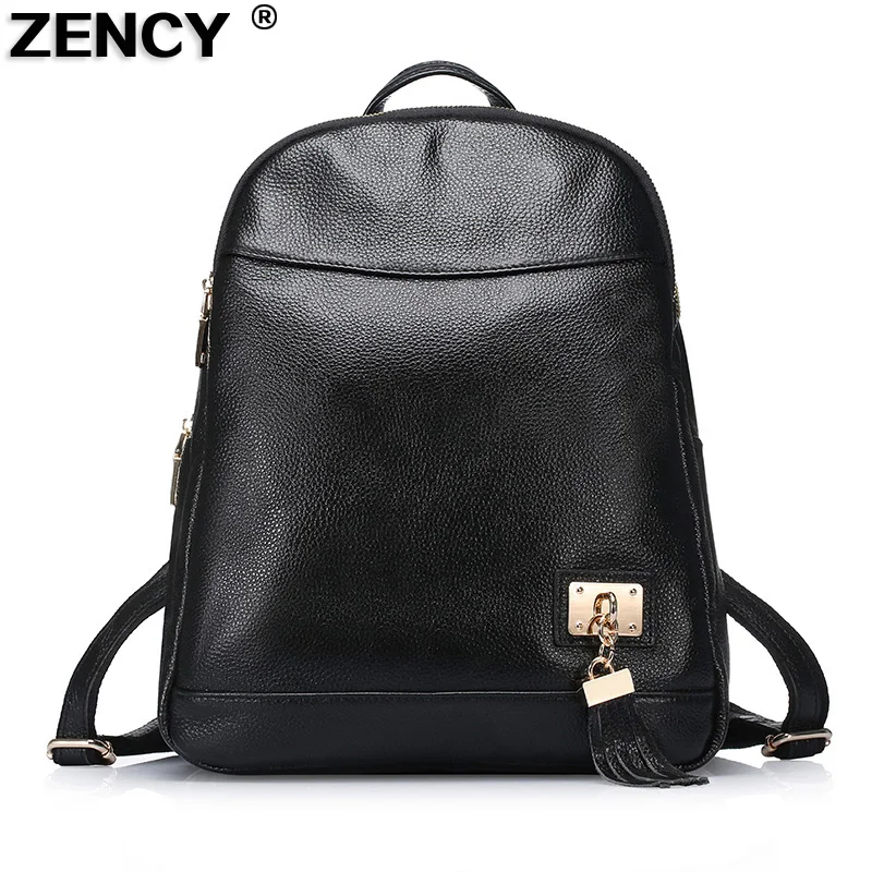 

Large Size 100% Soft Natural Genuine Leather Women's Backpacks Ladies Backpack Top Layer Cowhide Girl's School Bag Mochila