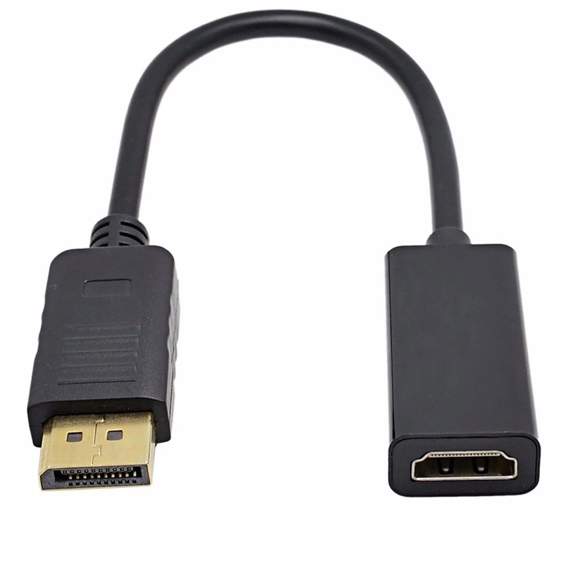 

NEW DP HDMI DP Display Port Male to HDMI Female Cable Adapter HDTV Video Converter For HP/DELL Laptop PC to TV Projector