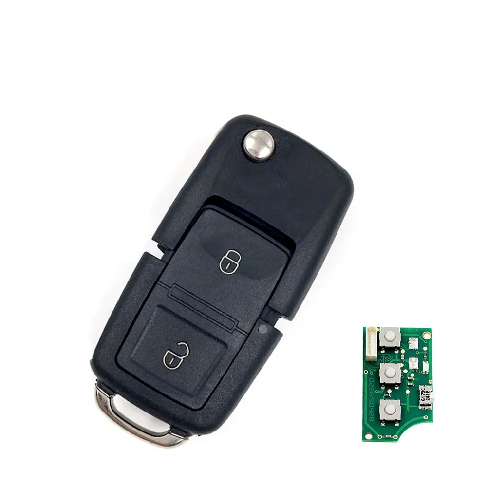 

RIOOAK B01 KD Remote Control Key 2 Button vw Style B Series For KD900+ URG200 Keydiy Key Programmer Machine for VW B01-2