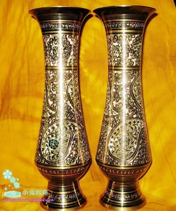 

Wholesale Pakistan utensils art object 12 quality copper vase Bronze pakistan vase Bronze