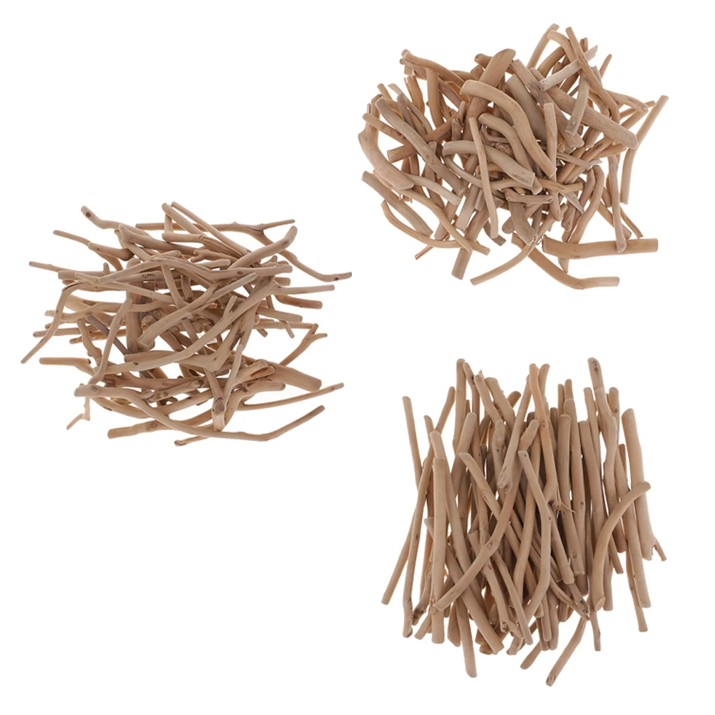 125g Driftwood Pieces Branches Northumbrian Coastline Display Arts and Craft DIY Woodworking Rustic Wedding Table Decorations