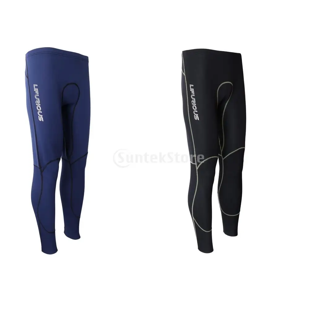 Men's 1.5mm Neoprene Diving Long Pants For Winter Swimming Sailing Surfing Wetsuit Keep Warm Trousers Canoeing Stand Up Paddling